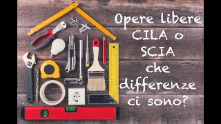 Manutenzione ordinaria opere libere e straordinaria CILA e SCIA [upl. by Annawad748]