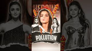 Ban Firecracker on diwali is not solution of pollution  alia bhatt mindeset [upl. by Bittner]