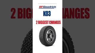 BF Goodrich KO3 VS KO2 allterrain tires ko2 [upl. by Mcfadden943]