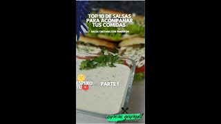 quotSALSA TÁRTARA CON PIMENTÓN  Parte 1quot  TOP 10 DE SALSAS PARA ACOMPAÑAR TUS COMIDAS shorts [upl. by Rosario]