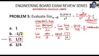 Engineering Board Exam Review Series  LIMITS Differential Calculus  Engr Abat [upl. by Lechar]