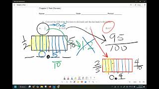 Chapter 2 Test Grade 7 REVIEW 2425 [upl. by Enej766]