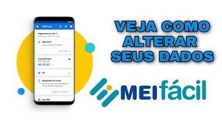 COMO ALTERAR DADOS DA SUA CONTA MEI FÁCIL [upl. by Atel265]