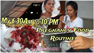 MY 1st Trimester FOOD ROUTINE  Bharya Vlogs [upl. by Janot]