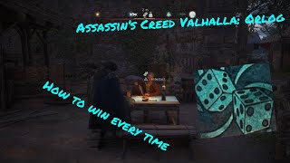 Assassins Creed Valhalla Orlog Champion Achievement Trick to Win Everytime [upl. by Rostand977]