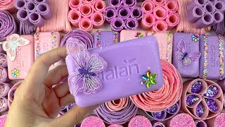 ASMR SOAP⭐ Relaxing video with crushing soap clay cracking Cutting soap cubes soap waves [upl. by Adnauq]