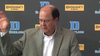 David Cutcliffe on importance of conference play [upl. by Euqcaj485]