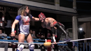 Volador Jr vs Rey Fénix mano a mano inédito en Caralucha 4 Febrero 2017 [upl. by Animahs]