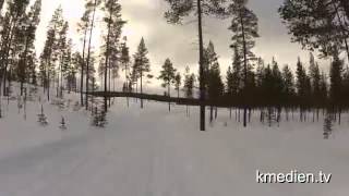 Helmkamera Ski Langlauf in Finnland [upl. by Ikceb]