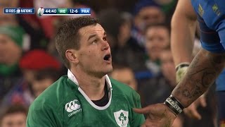 Bastareaud amp Sexton take knocks  Ireland v France 14th Feb 2015 [upl. by Loss]