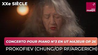 Prokofiev  Concerto pour piano n°3 en ut Majeur op 26 Chung  OP de RF  Argerich [upl. by Dnarud]