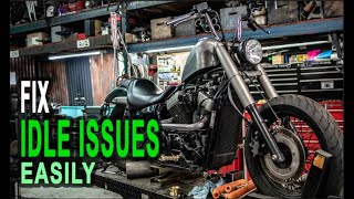 How To Fix Idle Issues  Bike wont stay in idle EASY Diagnosis [upl. by Kirstyn]