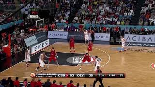 Kostas Sloukas Olympiacos Highlights vs CSKA 2012 Euroleague Final [upl. by Nirel995]