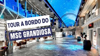 🛳️ MSC Grandiosa 2023 Confira nossas dicas e como é o navio por dentro [upl. by Anastas919]