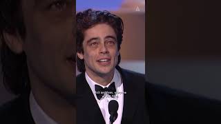 Oscar Winner Benicio Del Toro  Best Supporting Actor for Traffic  73rd Oscars 2001 [upl. by Ensoll664]