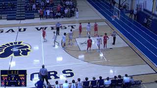 Wausau West High School vs Medford High School Mens Varsity Basketball [upl. by Arretak]