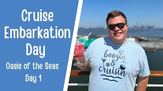 Oasis of the Seas Embarkation Day  Royal Caribbean Cruise Vlog [upl. by Ordnassela975]