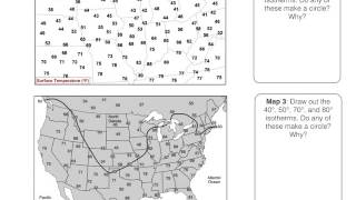 UAG  Earth Science  Day 15 HW Tutorial Drawing Isotherms [upl. by Dole513]