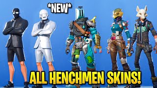 All HENCHMEN Skins in Fortnite Chapter 2 Season 3 [upl. by Burke]