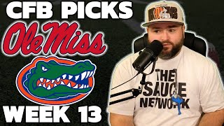 Ole Miss vs Florida Week 13 Bets  College Football Picks With Kyle Kirms [upl. by Yzus250]