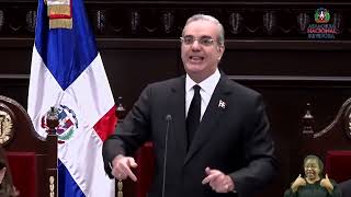 Discurso de acto de proclamación de la Constitución dominicana reformada [upl. by Walkling]