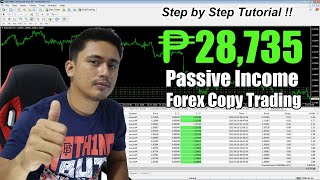 How to Earn Passive Income in Forex Copy Trading Tagalog Tutorial [upl. by Hannus]