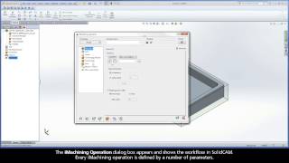 SolidCAM iMachining Training Course  Exer 2 Add an iMachining 2D operation [upl. by Anirpas280]