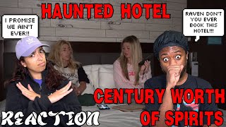 COUPLES REACT TO HAUNTED HOTEL WITH MACKIE AND AMANDA  RAE amp JAE [upl. by Eirek803]