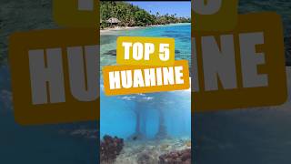 POLYNESIE  TOP 5 des choses à faire à Huahine polynesie tahiti [upl. by Marguerie]