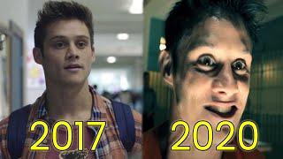 Evolution of Montgomery quotMontyquot in 13 Reasons Why 20172020 [upl. by Stalk]