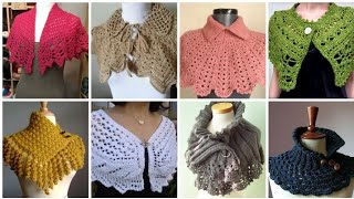 Fashionable attractive amp Elegant Crochet handknitted Caplets designs 202425 [upl. by Nivlek]