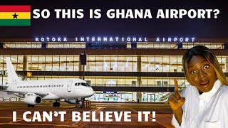 Kotoka International Airport in Ghana is World Class😱 Best Airport in Africa [upl. by Hpseoj715]