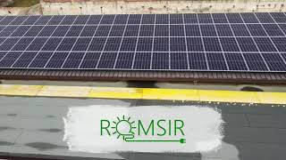 Sistem de 40 kWp cu panouri fotovoltaice  On Grid  Corcova Mehedinti  ROMSIR [upl. by Nolyag]