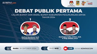 LIVE  Debat Publik Calon Bupati dan Wakil Bupati Pegunungan Arfak 2024 [upl. by Seessel71]