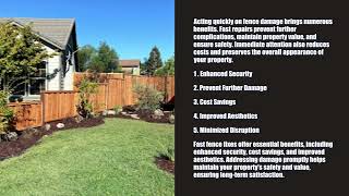 Fence Repair  Choosing Emergency Fence Repair in Manteca for Fast Fixes  12098159015 [upl. by Latonia]