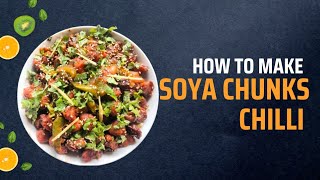 CHILLYSOYA CHUNKSDRY CHILLIEASY SOYA RECIPE [upl. by Siusan]