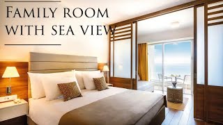 Valamar BELLEVUE Resort Rabac  Family Room with Sea View  REVIEW 2021 [upl. by Novello884]