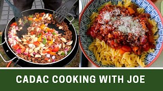 CADAC COOKING with Joe  Vegetarian Bolognese with Gluten Free Pasta  Ep268 [upl. by Erdnaed230]