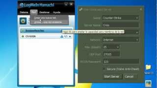 Tutorial Como Crear un servidor Del Counter Strike Por Hamachi Comentado [upl. by Akimak]