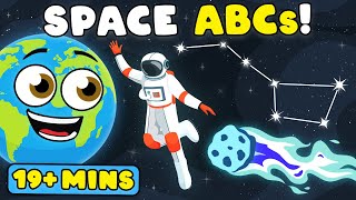 Learn ALL About Space AZ  Alphabet amp Space Songs For Kids  KLT [upl. by Ferneau]