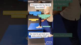 Ankle sprain rehab Mobility [upl. by Yttel]