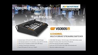 Av Matrix VS0605U  Full Review  Dimple Photo Studio [upl. by Nirrak]