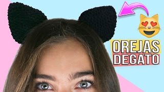 Diadema orejas de Gato 🐱 Manualidades fáciles [upl. by Rimidalb]