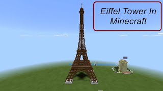 Minecraft Eiffel Tower In Minecraft [upl. by Yager]