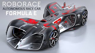 Roborace Car – Worlds First Driverless Electric Race Car [upl. by Daffy]