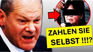 WARUM ZAHLEN SIE NICHT SELBST IN DIE RENTE EIN  BÜRGERIN ENTLARVT SCHOLZ [upl. by Fauman]