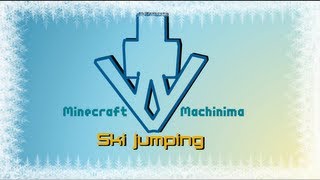 Minecraft Machinima Skoki narciarskie  Ski jumping [upl. by Drew534]