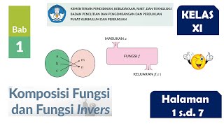 Part 1 FUNGSI KOMPOSISI DAN FUNGSI INVERS MATEMATIKA SMA KELAS 11 kurikulummerdeka matematikasma [upl. by Omland]