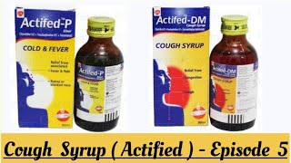 Part 3 of Cough Syrups  Actifed P  Actified DM  Cough Syrup  Cold  Flu  Dosage Detailgsk [upl. by Lipman]