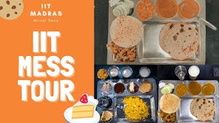 IIT Hostel MESS Food  IIT Madras  Breakfast  Lunch  Mrinal Deka  vlog 2 hindi [upl. by Itsur]